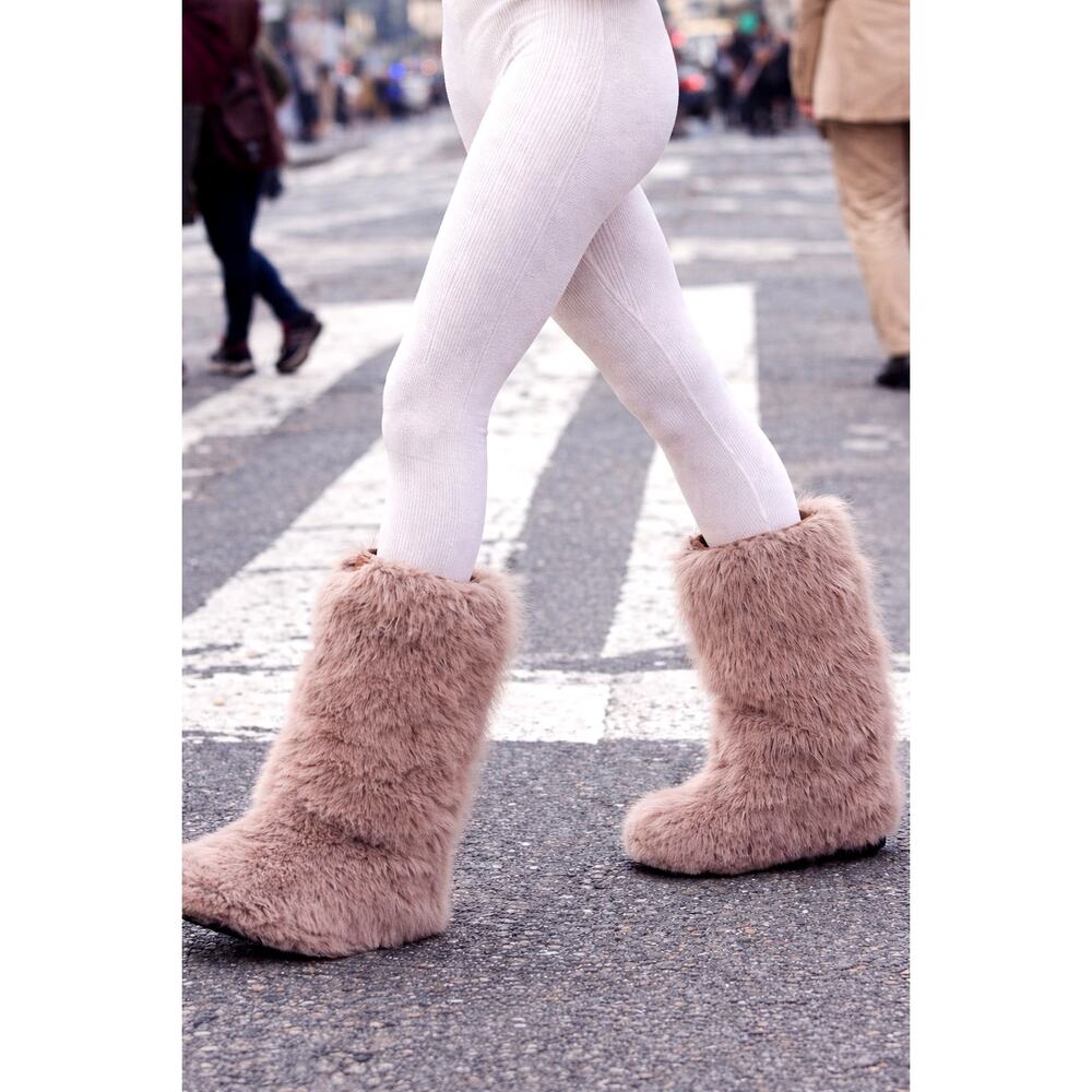 Free People Wild Thing Mid Boots Cashmere size 8 - Picture 2 of 8